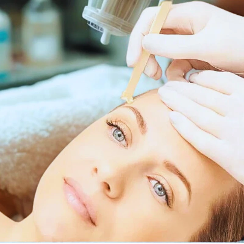 Professional eyebrow waxing service at Eden Nails & Spa in Las Vegas